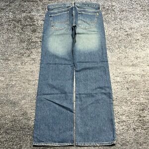 American Eagle Jeans Mens 34x32 Blue Bootcut Workwear Low Rise Casual Vintage